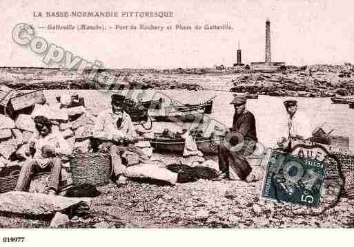 Ville de GATTEVILLELEPHARE, carte postale ancienne