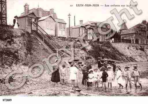 Ville de LIONSURMER, carte postale ancienne