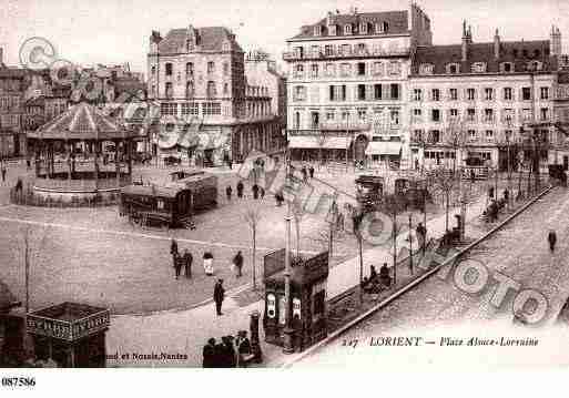 Ville de LORIENT, carte postale ancienne