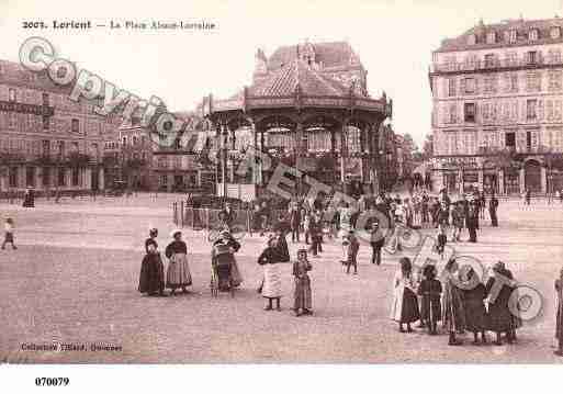 Ville de LORIENT, carte postale ancienne