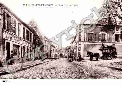 Ville de MAREILENFRANCE, carte postale ancienne