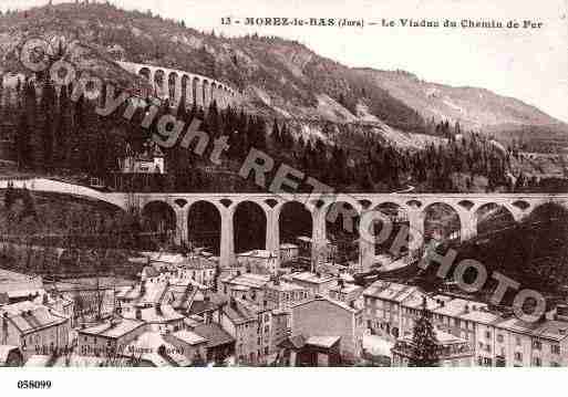 Ville de MOREZ, carte postale ancienne