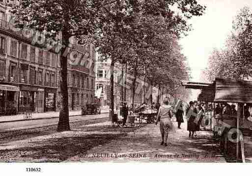 Ville de NEUILLYSURSEINE, carte postale ancienne