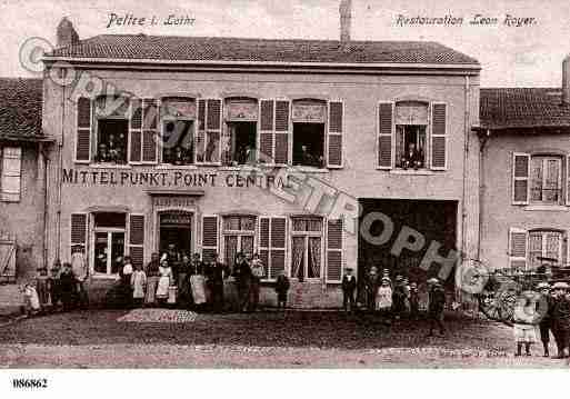 Ville de PELTRE, carte postale ancienne