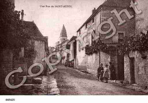 Ville de SAINTAUBIN, carte postale ancienne