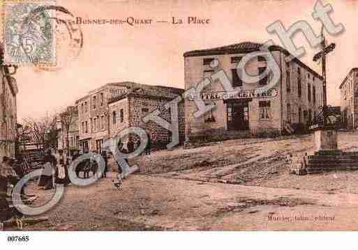 Ville de SAINTBONNETDESQUARTS, carte postale ancienne