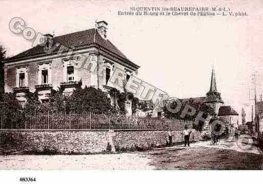 Ville de SAINTQUENTINLESBEAUREPAIRE, carte postale ancienne