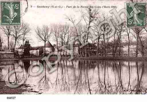 Ville de SANTENY, carte postale ancienne