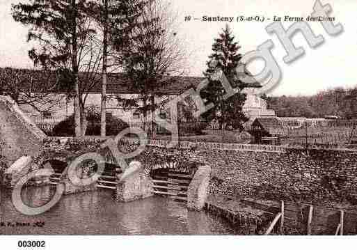 Ville de SANTENY, carte postale ancienne