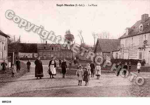 Ville de SEPTMEULES, carte postale ancienne