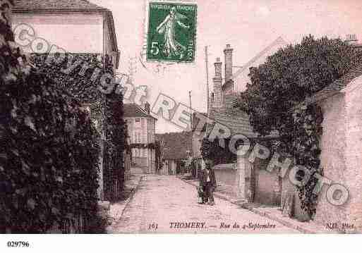 Ville de THOMERY, carte postale ancienne