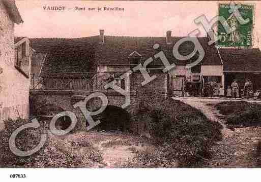 Ville de VAUDOYENBRIE, carte postale ancienne