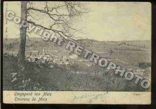 Ville de VAUX, carte postale ancienne