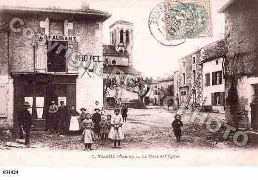 Ville de VOUILLE, carte postale ancienne