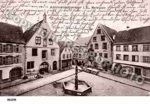 Ville de AMMERSCHWIHR, carte postale ancienne