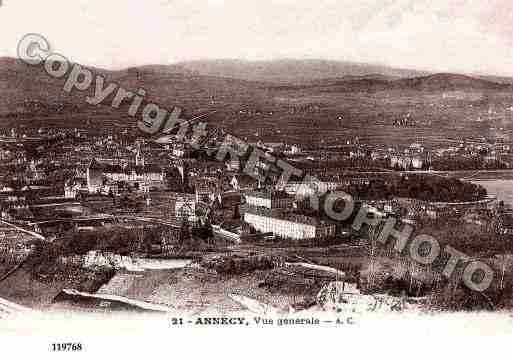 Ville de ANNECY, carte postale ancienne