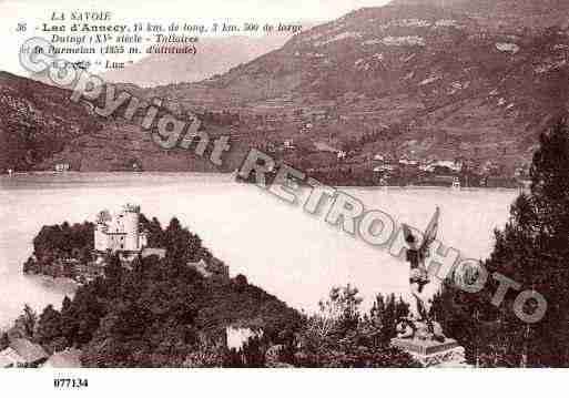 Ville de ANNECY, carte postale ancienne