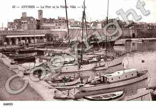 Ville de ANTIBESJUANLESPINS, carte postale ancienne