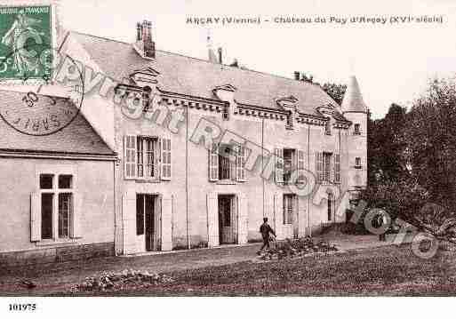 Ville de ARCAY, carte postale ancienne