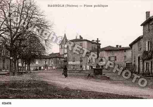 Ville de BAGNOLS, carte postale ancienne