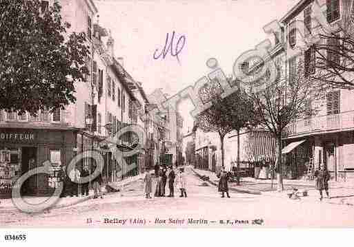 Ville de BELLEY, carte postale ancienne