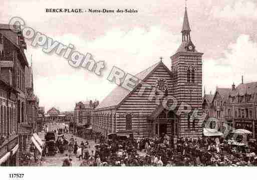 Ville de BERCK, carte postale ancienne