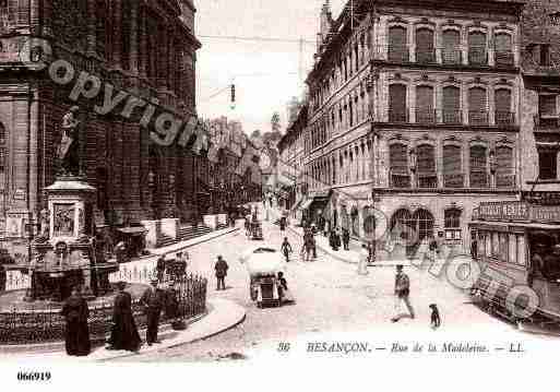 Ville de BESANCON, carte postale ancienne