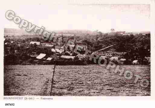 Ville de BEZANCOURT, carte postale ancienne