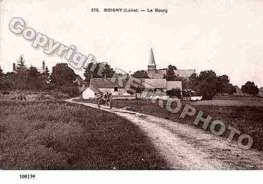 Ville de BOIGNYSURBIONNE, carte postale ancienne