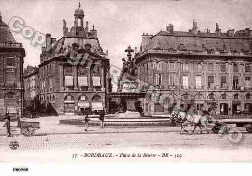 Ville de BORDEAUX, carte postale ancienne