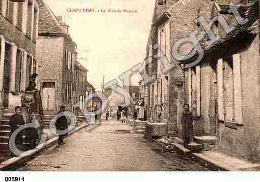 Ville de CHAMPLEMY, carte postale ancienne