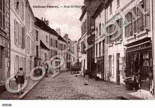 Ville de CHATEAUTHIERRY, carte postale ancienne