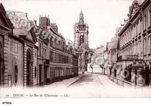 Ville de DOUAI, carte postale ancienne