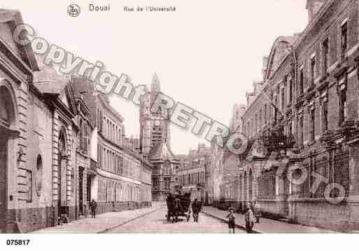 Ville de DOUAI, carte postale ancienne