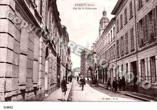 Ville de EVREUX, carte postale ancienne