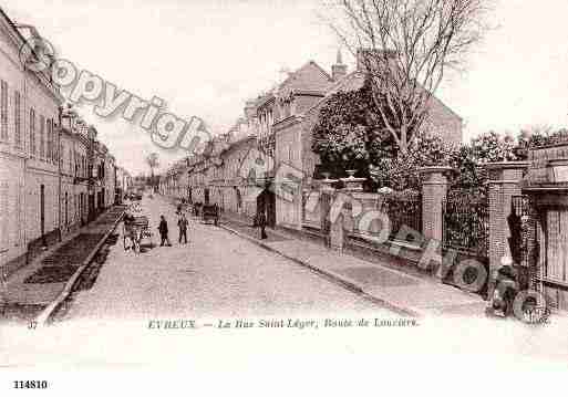 Ville de EVREUX, carte postale ancienne