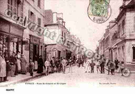 Ville de EVREUX, carte postale ancienne