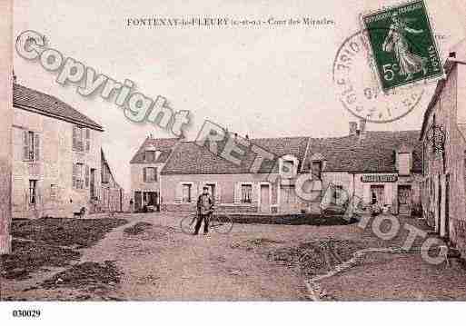 Ville de FONTENAYLEFLEURY, carte postale ancienne