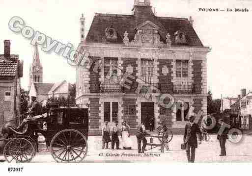 Ville de FOURAS, carte postale ancienne