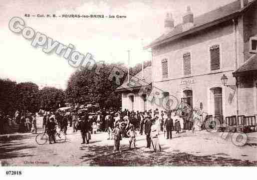 Ville de FOURAS, carte postale ancienne