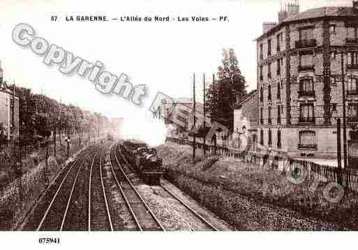 Ville de GARENNECOLOMBES(LA), carte postale ancienne