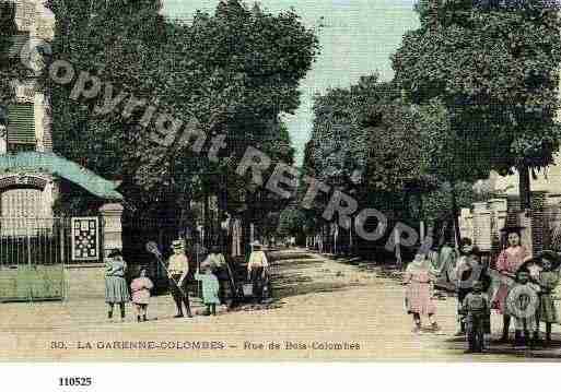 Ville de GARENNECOLOMBES(LA), carte postale ancienne