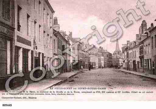 Ville de GIVET, carte postale ancienne