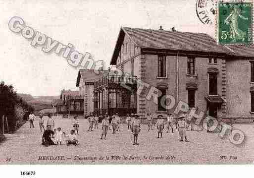 Ville de HENDAYE, carte postale ancienne