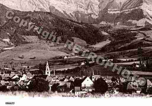 Ville de MENS, carte postale ancienne