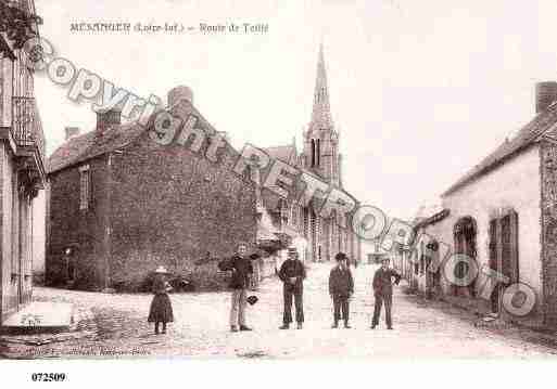 Ville de MESANGER, carte postale ancienne