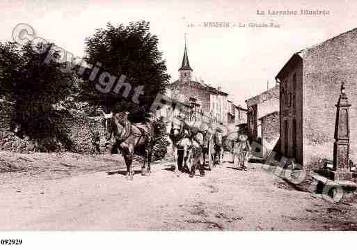 Ville de MESSEIN, carte postale ancienne