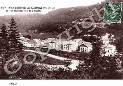 Ville de MIJOUX, carte postale ancienne