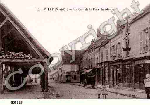 Ville de MILLYLAFORET, carte postale ancienne