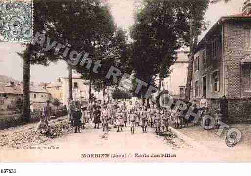 Ville de MORBIER, carte postale ancienne